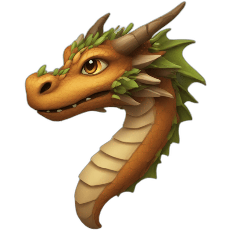 Wood dragon emoji