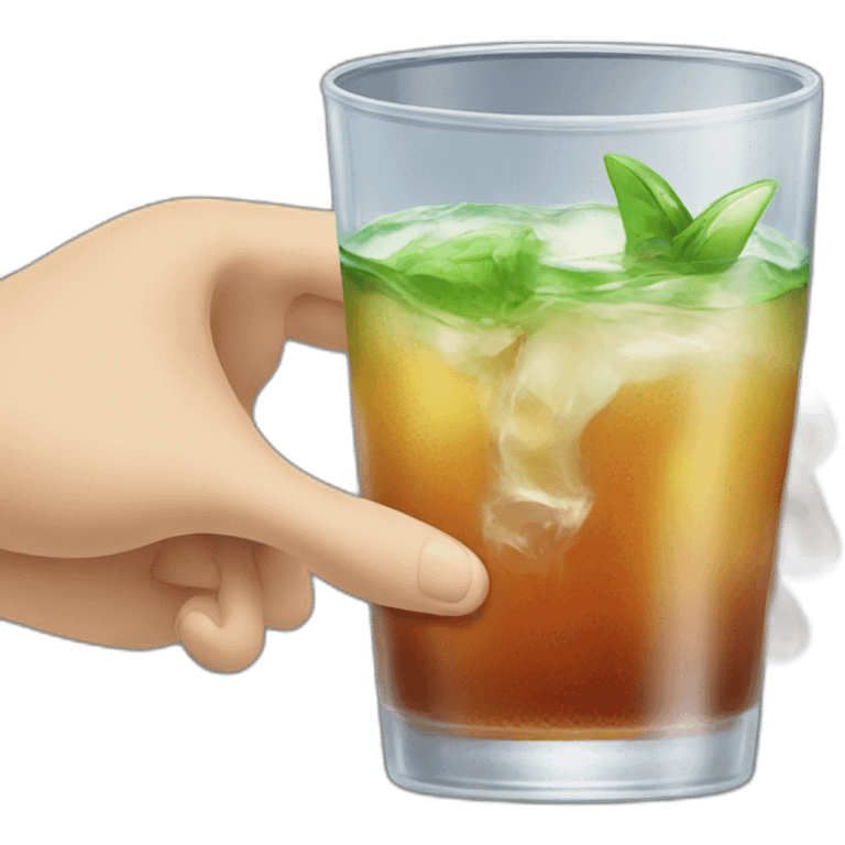 a drink from the future emoji