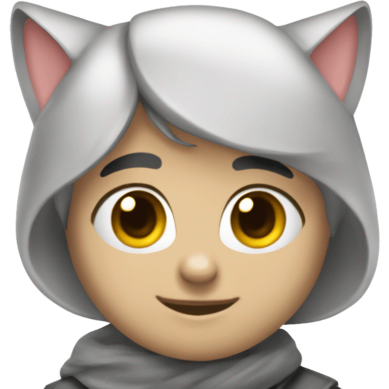 Милый котенок спит emoji