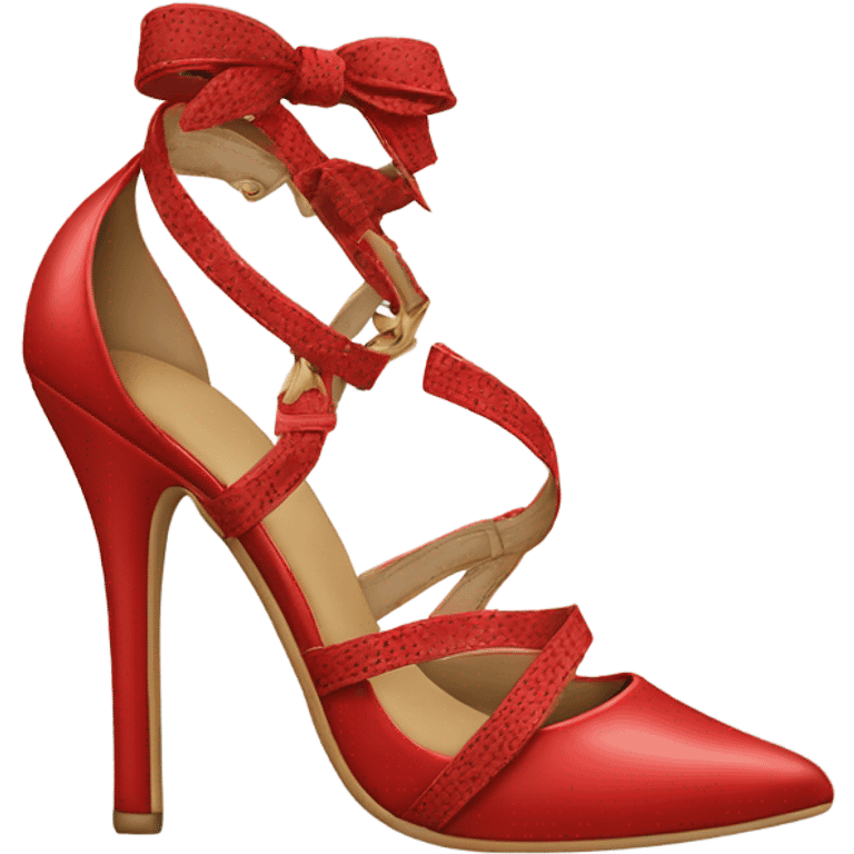 Red ￼￼￼ high heels ￼ emoji