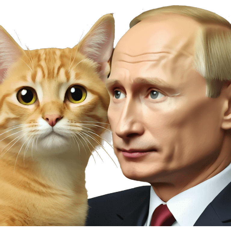 Putin and cat emoji