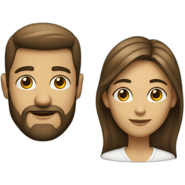 Homme et femme emoji