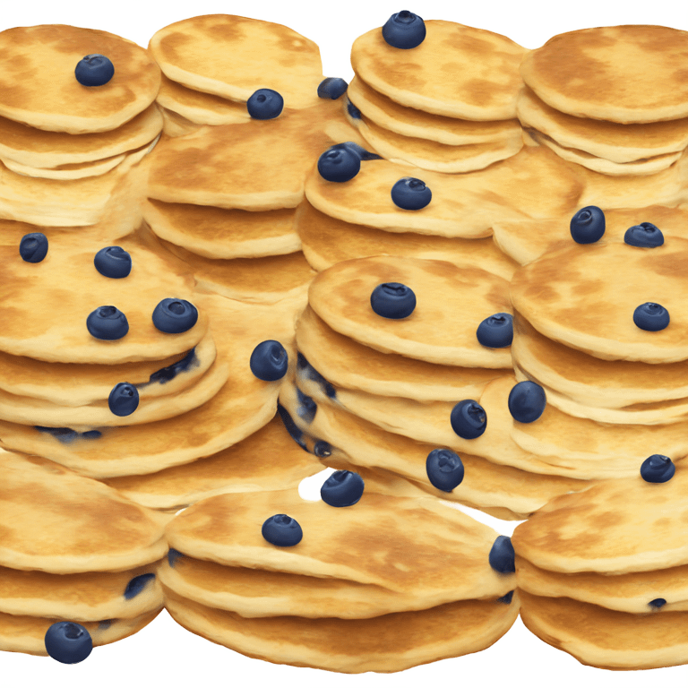 Blueberry pancakes  emoji