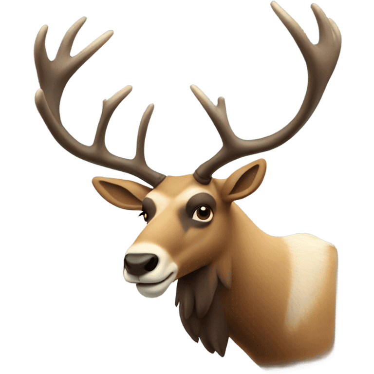 A caribou named Lou  emoji