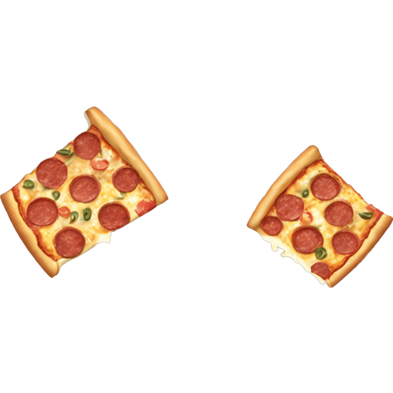 Eiffel tower eating pizza emoji