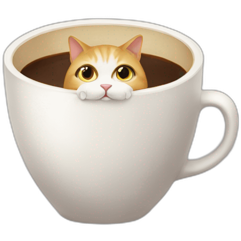 cat in need of coffee emoji