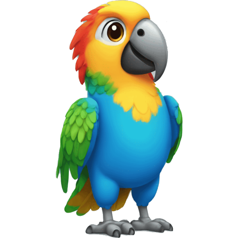 Friends's character Joy parrot emoji