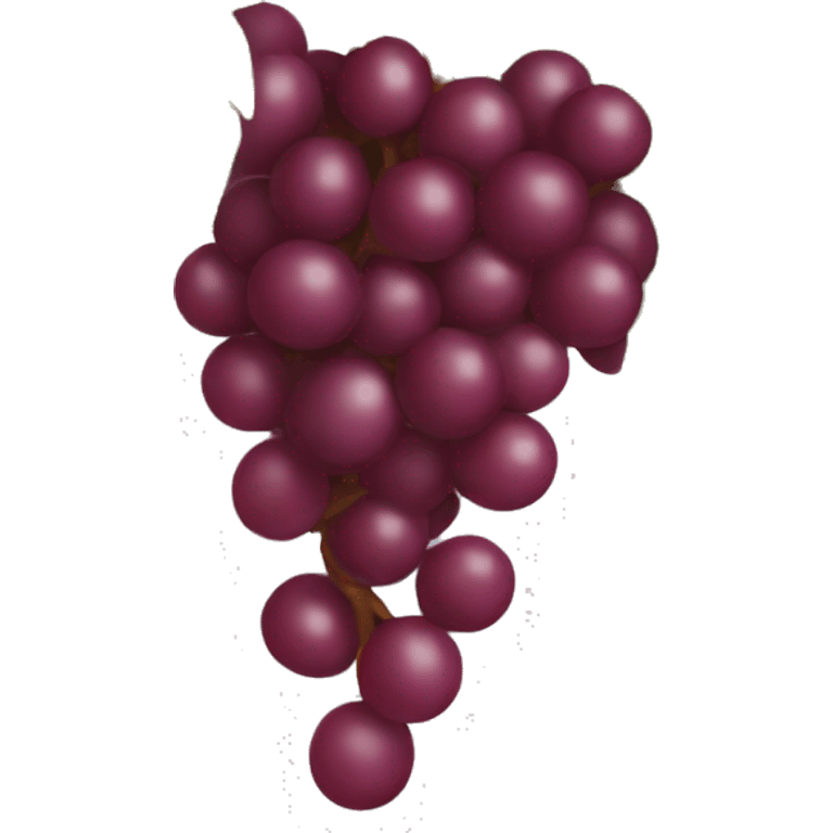 Red grape vine  emoji