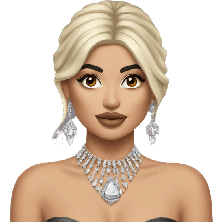 Kylie Jenner Princess with jewellery emoji