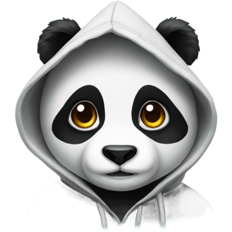 panda with a hoodie emoji