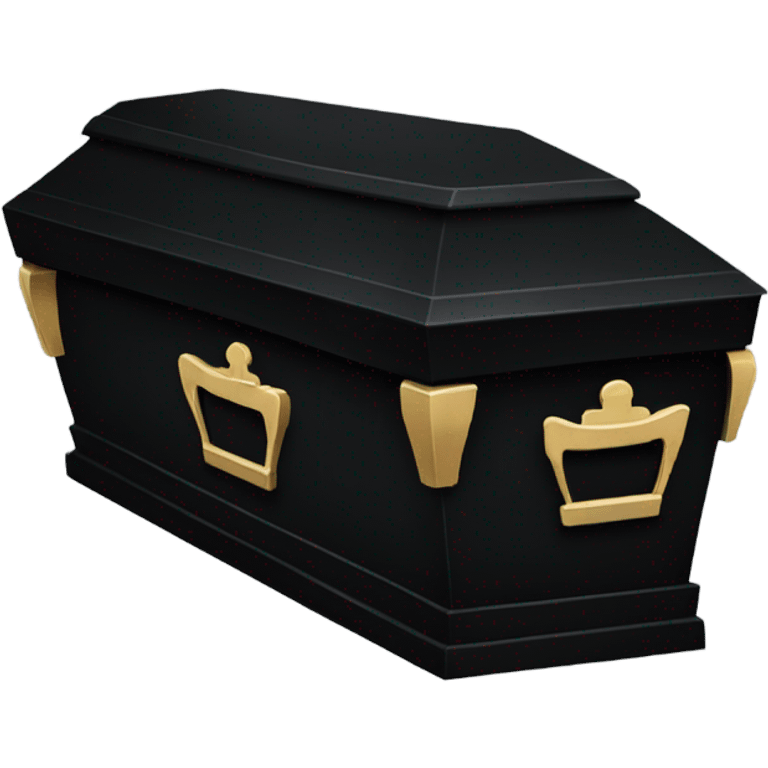 a black coffin emoji