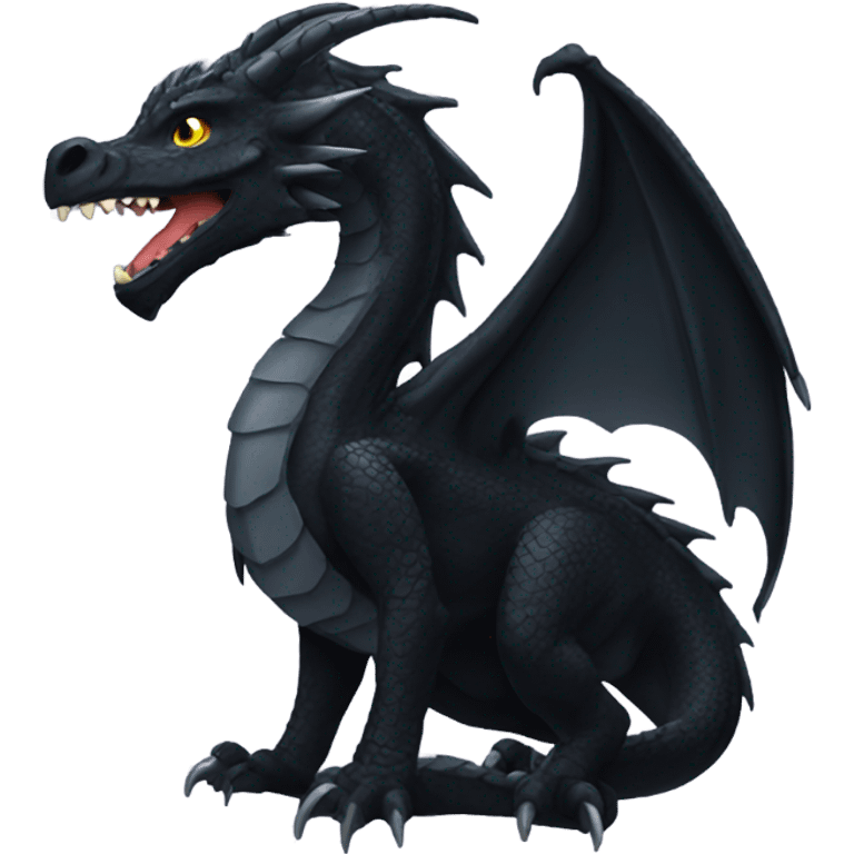 Black dragon emoji