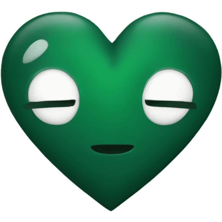 dark green heart emoji