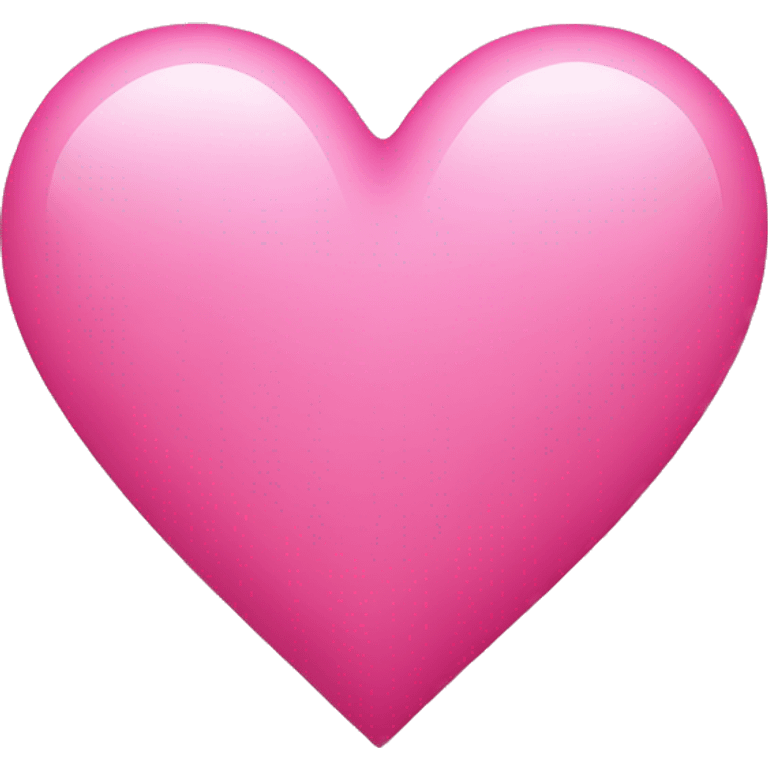 Pink heart emoji