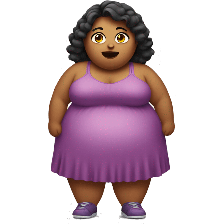 fat girl emoji