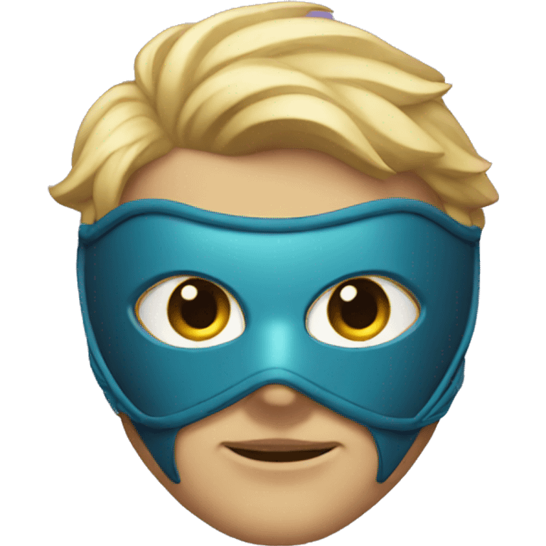 masked super hero emoji