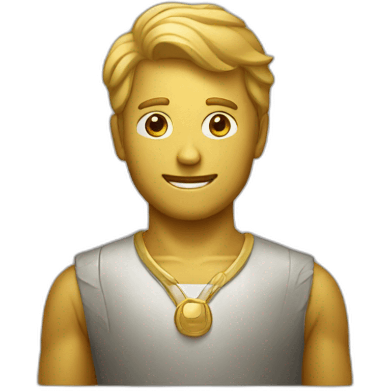 Golden man emoji