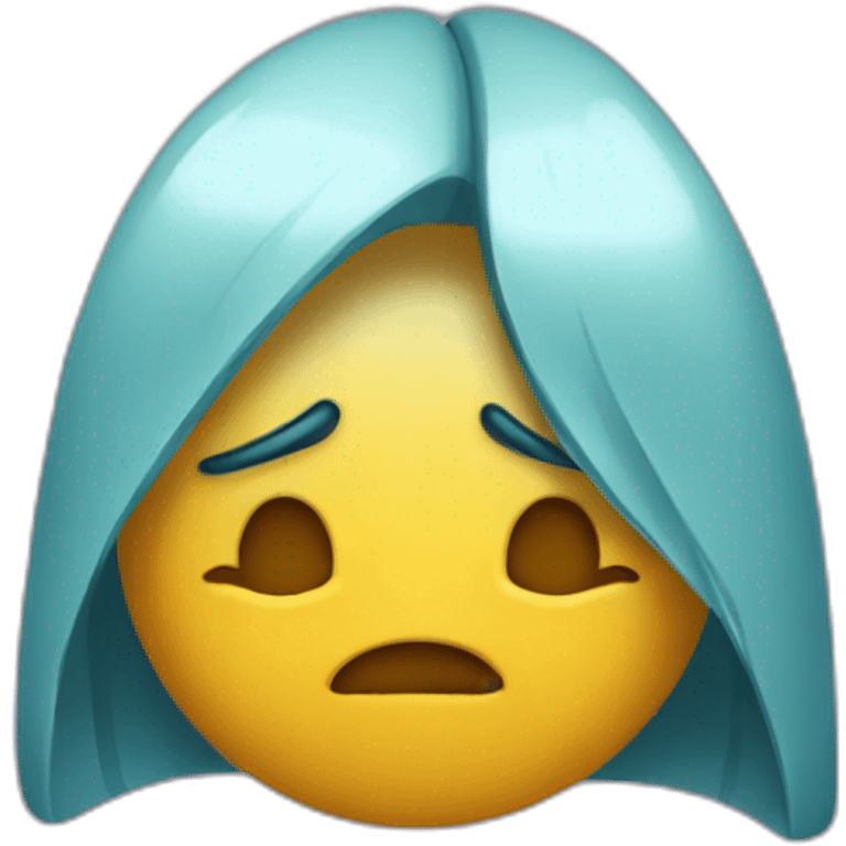 Among us character crying  emoji