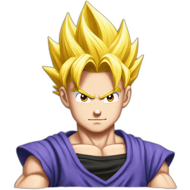 Teen gohan super sayain 3 emoji