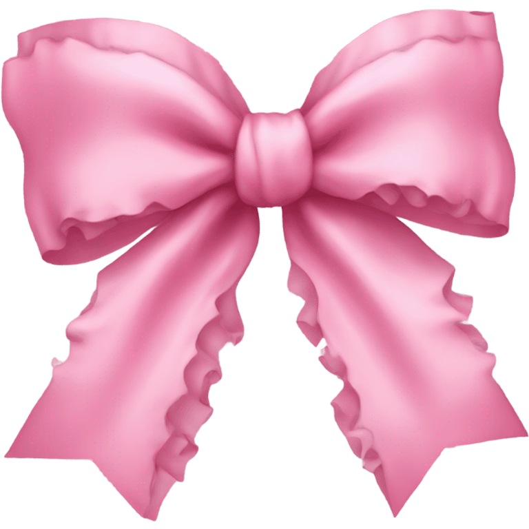 Pink coquette bow  emoji