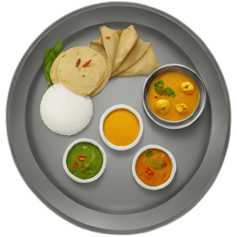 indian thali emoji