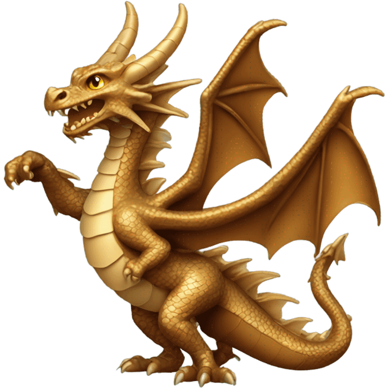 bronze dragon giving thumbs up emoji