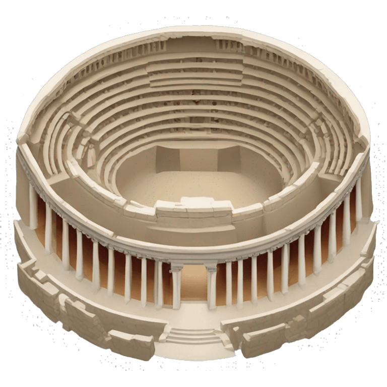 Ancient Greek Epidauros theatre emoji