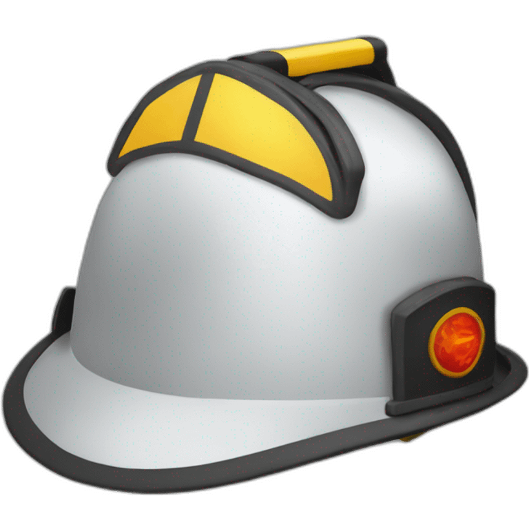 Fire fighter helmet emoji