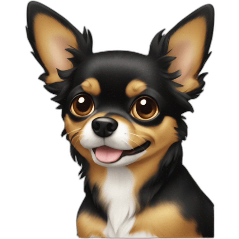 yorkshire+chihuhua+black emoji