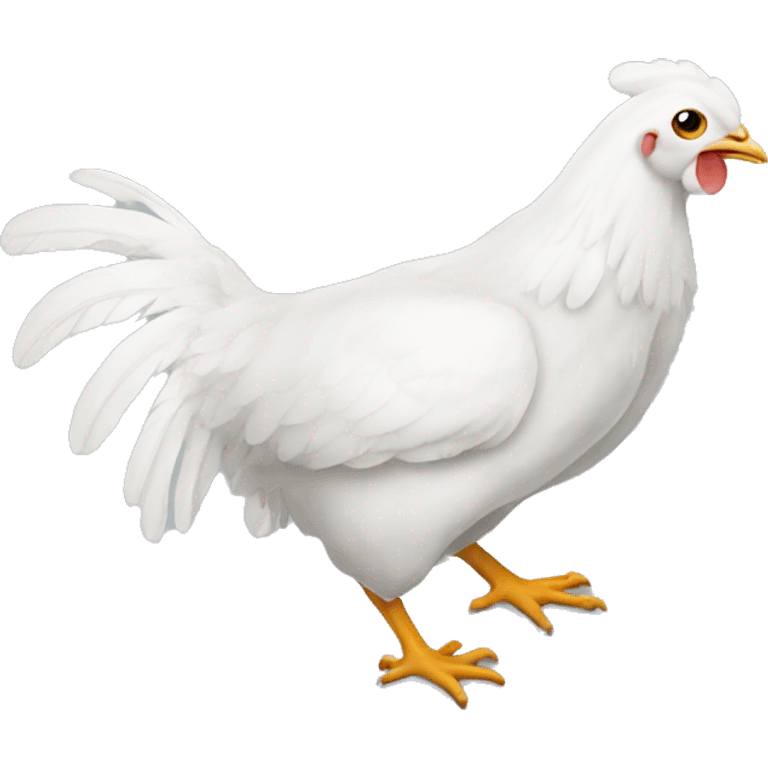 White chicken wing emoji