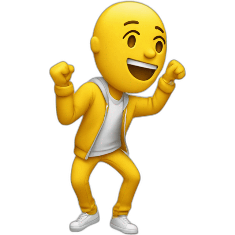 Personne qui fait un dab emoji