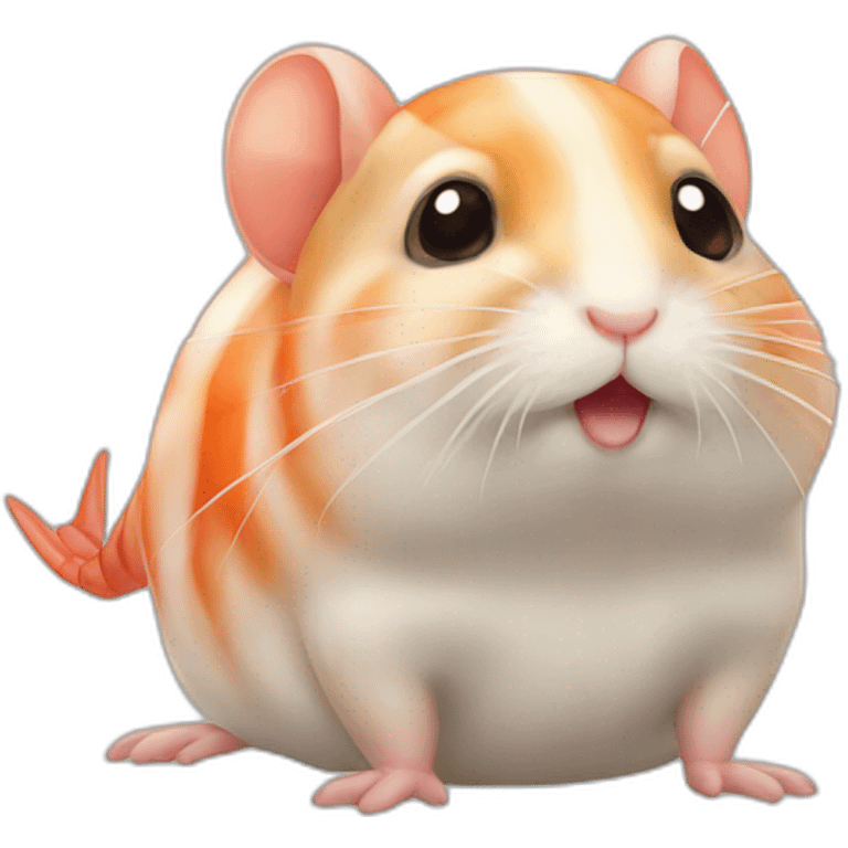 prawn hamster emoji