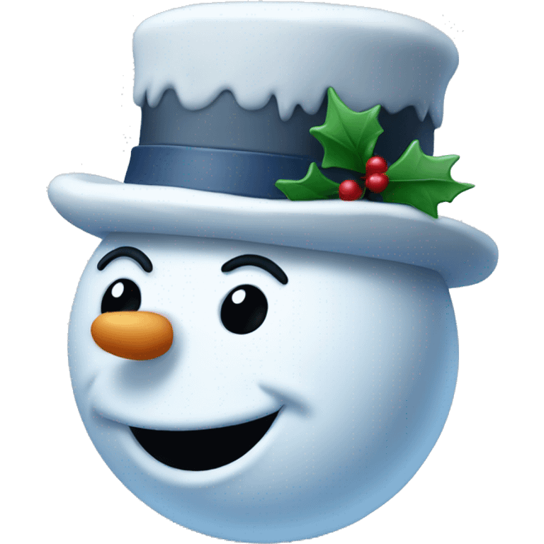 Frosty the snowman emoji