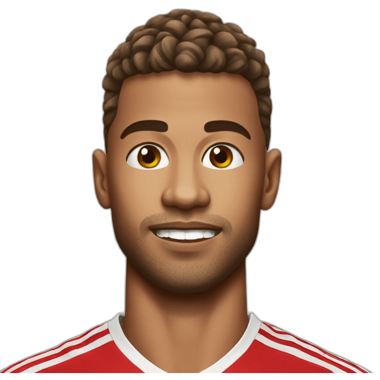 bayern münchen player running big head emoji