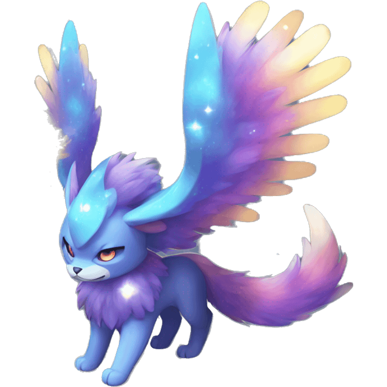 Shiny Fluffy Anthro Sona Nebula Fakemon emoji