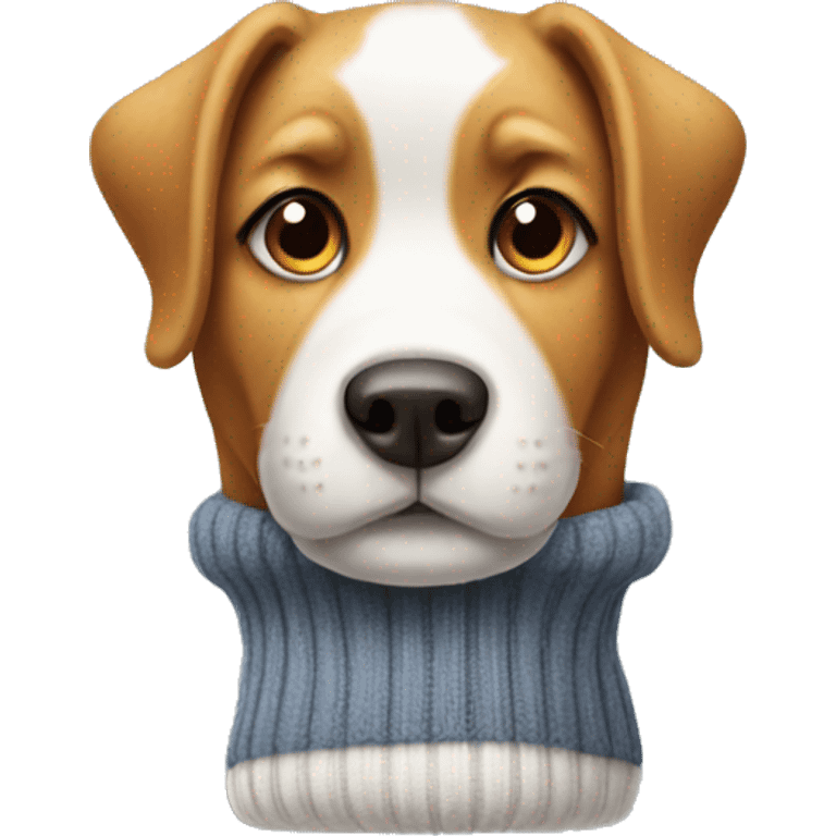 Dog in sock  emoji