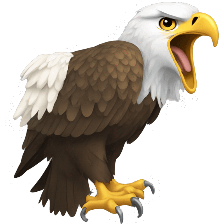 golden eagle crying  emoji