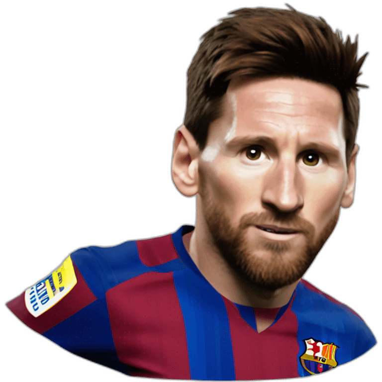 Messi sur un caca emoji