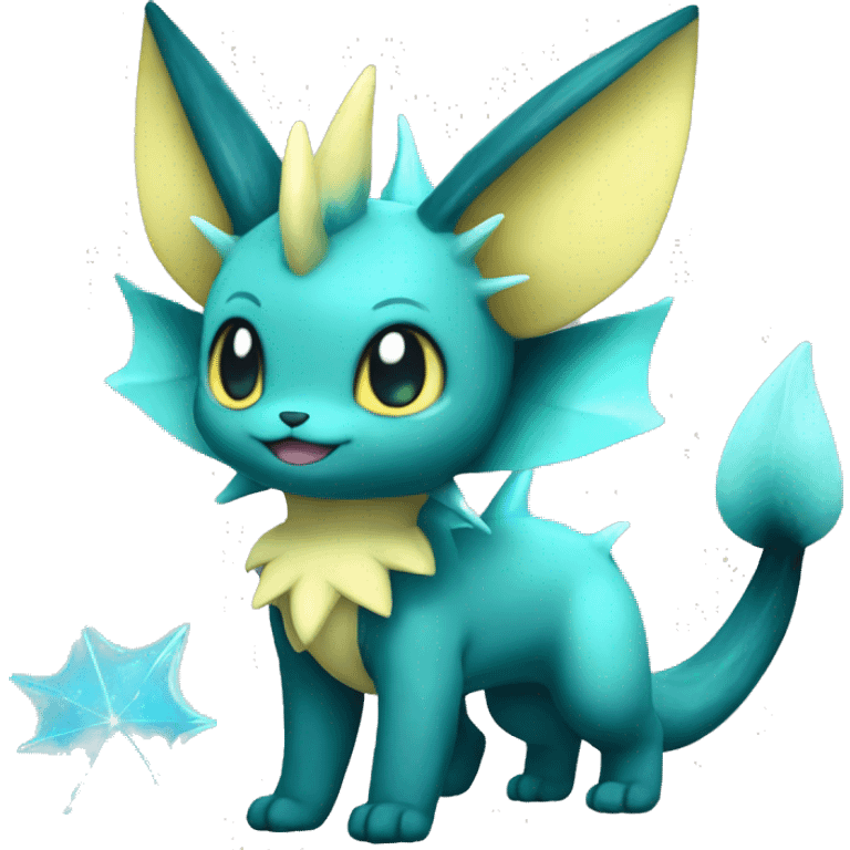 Vaporeon-Umbreon full body emoji