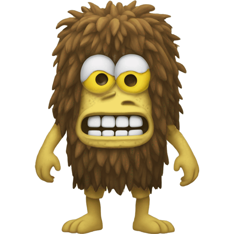 spongebob as caveman emoji