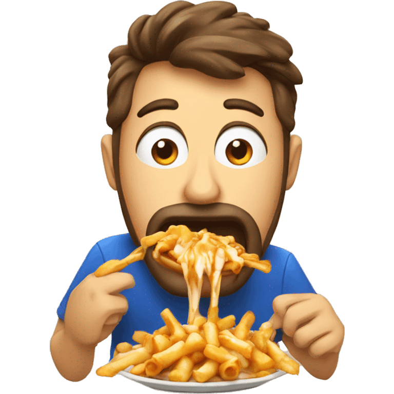 Poutine eating poutine  emoji