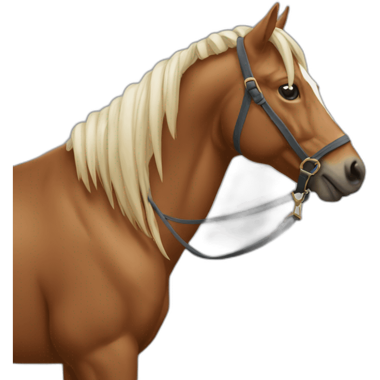 Cheval qui cabre emoji