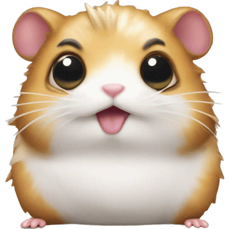 Poop monster hamster emoji