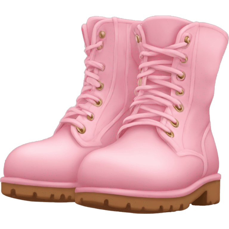 Light pink boots emoji