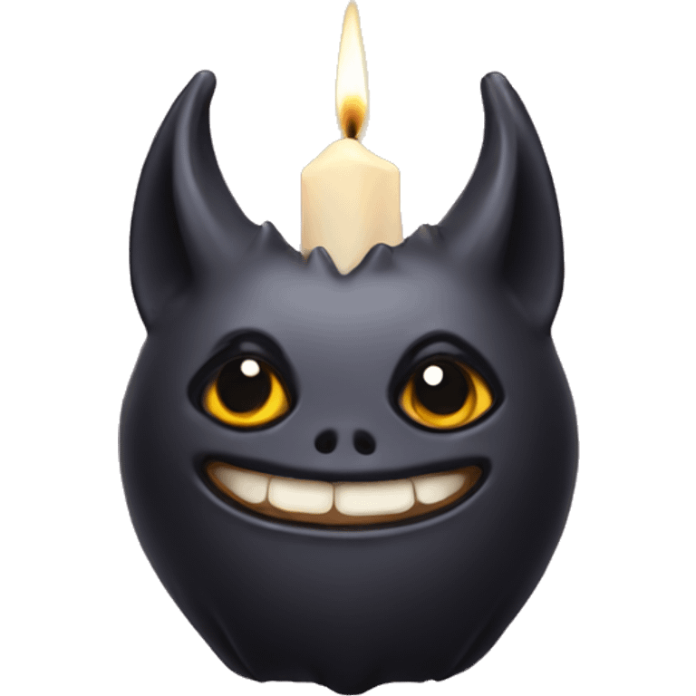 Bat candle  emoji