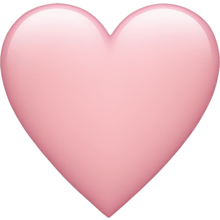 light pink heart emoji