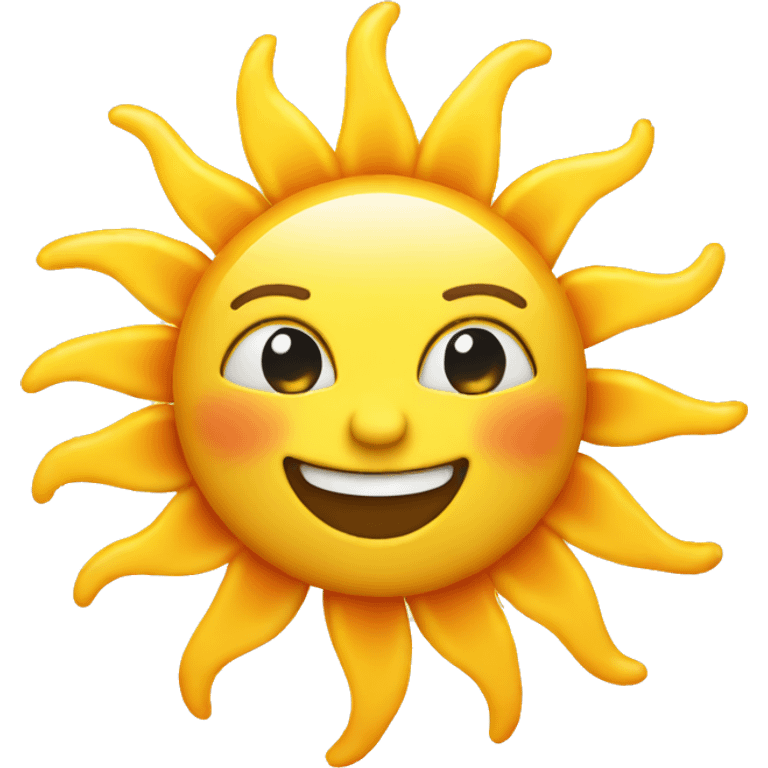 sun smiling emoji