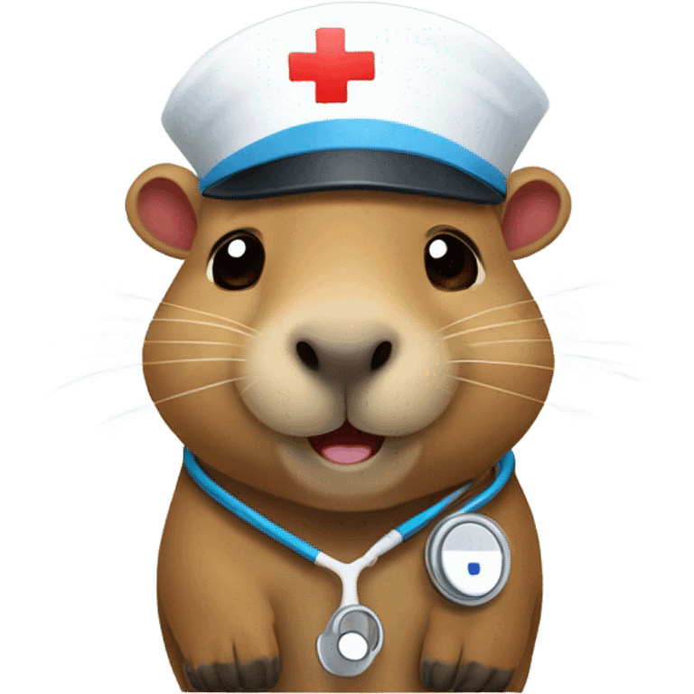 Capybara nurse  emoji