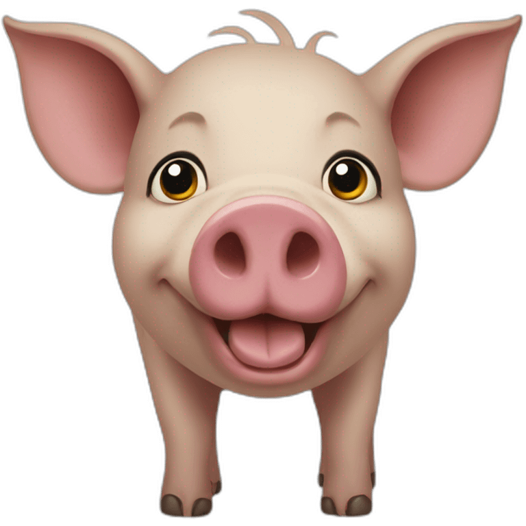 Balinese pig emoji