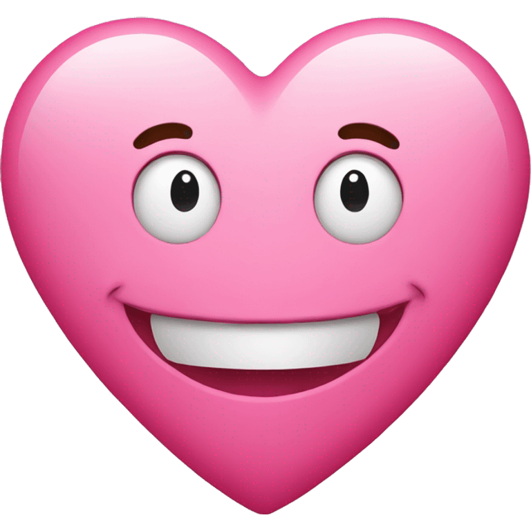 pink heart smiling  emoji